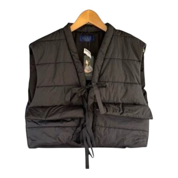 RACHEL Rachel Roy Puffer Vest Black One Size New - Picture 2 of 9